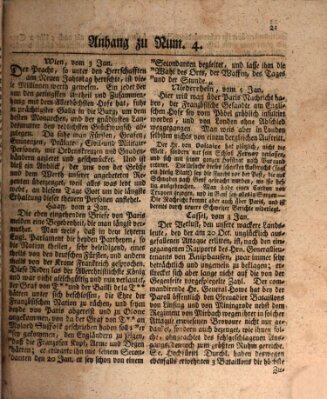 Bayreuther Zeitung Dienstag 10. Januar 1769