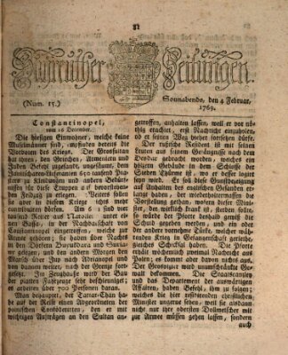 Bayreuther Zeitung Samstag 4. Februar 1769