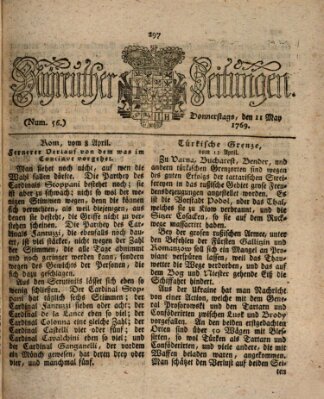 Bayreuther Zeitung Donnerstag 11. Mai 1769