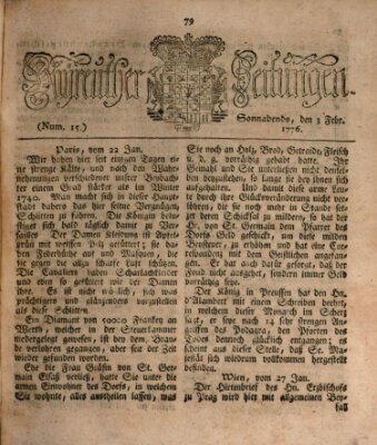 Bayreuther Zeitung Samstag 3. Februar 1776