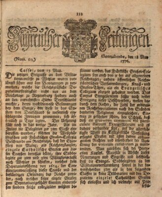 Bayreuther Zeitung Samstag 18. Mai 1776