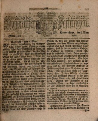 Bayreuther Zeitung Donnerstag 6. Mai 1784