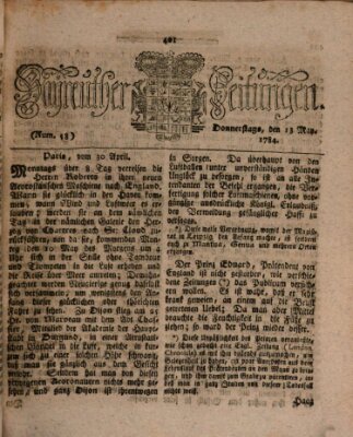 Bayreuther Zeitung Donnerstag 13. Mai 1784