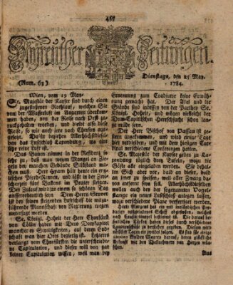 Bayreuther Zeitung Dienstag 25. Mai 1784