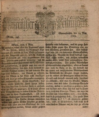 Bayreuther Zeitung Samstag 14. Mai 1785