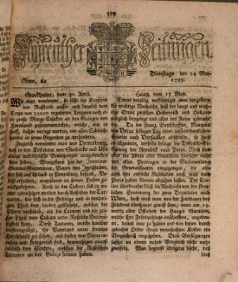 Bayreuther Zeitung Dienstag 24. Mai 1785