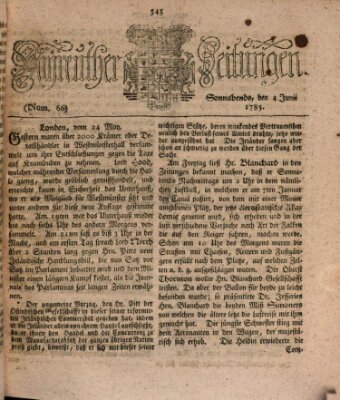 Bayreuther Zeitung Samstag 4. Juni 1785