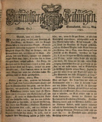 Bayreuther Zeitung Samstag 19. Mai 1787