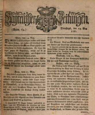 Bayreuther Zeitung Dienstag 29. Mai 1787