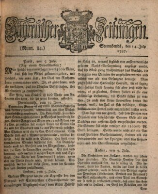 Bayreuther Zeitung Samstag 14. Juli 1787