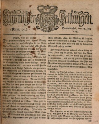 Bayreuther Zeitung Samstag 28. Juli 1787