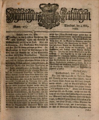 Bayreuther Zeitung Dienstag 4. März 1788