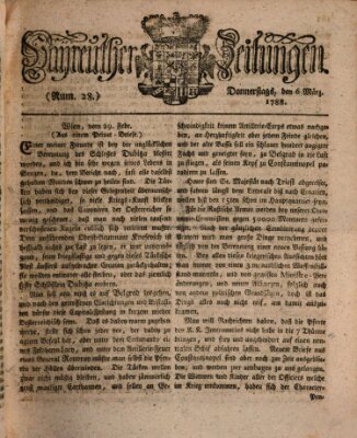 Bayreuther Zeitung Donnerstag 6. März 1788