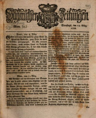 Bayreuther Zeitung Dienstag 18. März 1788