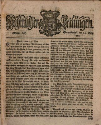 Bayreuther Zeitung Samstag 24. Mai 1788