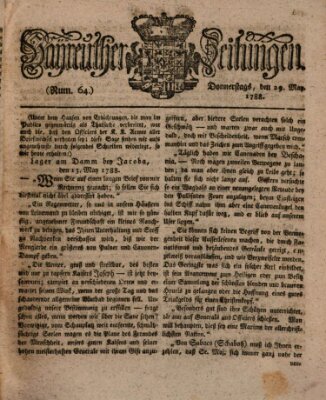 Bayreuther Zeitung Donnerstag 29. Mai 1788