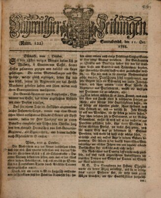 Bayreuther Zeitung Samstag 11. Oktober 1788