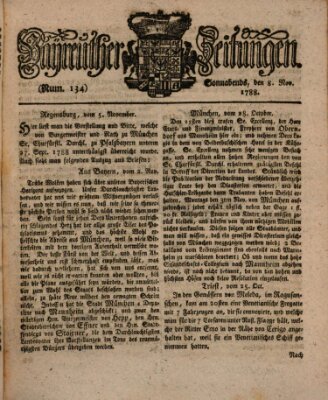 Bayreuther Zeitung Samstag 8. November 1788