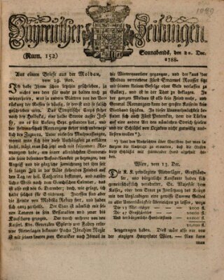 Bayreuther Zeitung Samstag 20. Dezember 1788