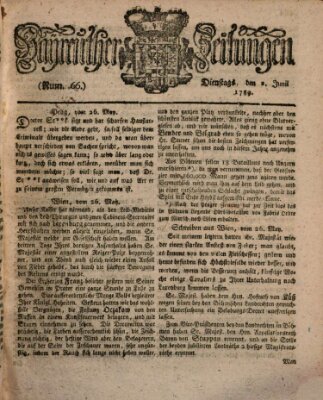 Bayreuther Zeitung Dienstag 2. Juni 1789