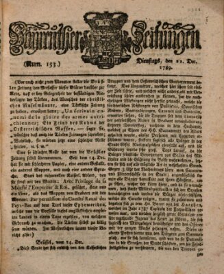 Bayreuther Zeitung Dienstag 22. Dezember 1789