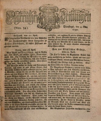 Bayreuther Zeitung Dienstag 4. Mai 1790