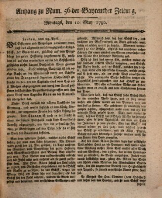 Bayreuther Zeitung Montag 10. Mai 1790