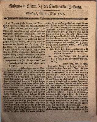 Bayreuther Zeitung Montag 30. Mai 1791