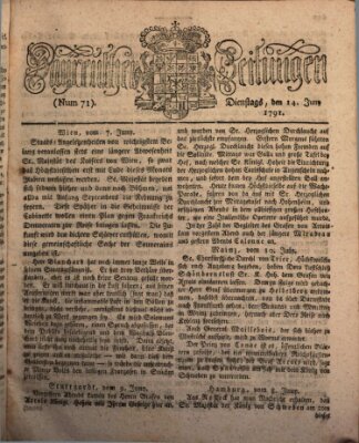 Bayreuther Zeitung Dienstag 14. Juni 1791