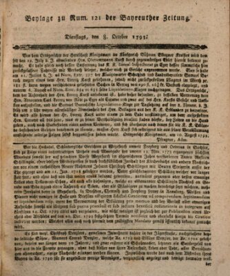 Bayreuther Zeitung Dienstag 8. Oktober 1793