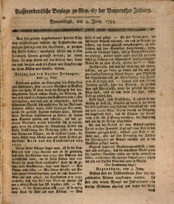 Bayreuther Zeitung Donnerstag 4. Juni 1795