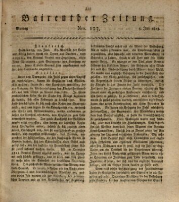 Bayreuther Zeitung Montag 5. Juli 1813