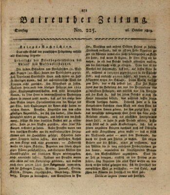 Bayreuther Zeitung Dienstag 26. Oktober 1813