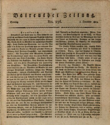 Bayreuther Zeitung Sonntag 5. Dezember 1813