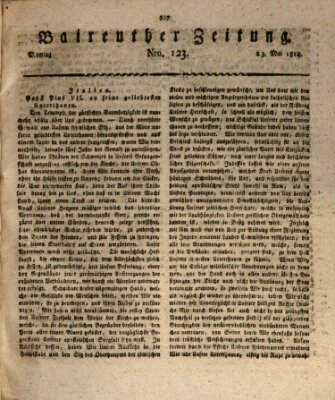 Bayreuther Zeitung Montag 23. Mai 1814