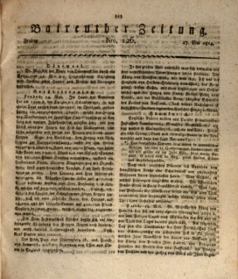 Bayreuther Zeitung Freitag 27. Mai 1814