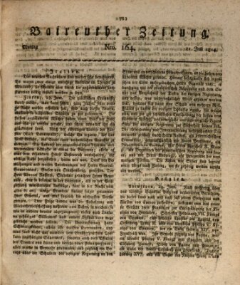 Bayreuther Zeitung Montag 11. Juli 1814