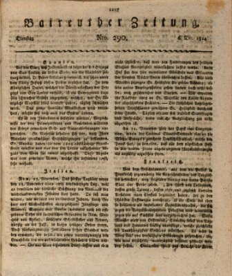 Bayreuther Zeitung Dienstag 6. Dezember 1814