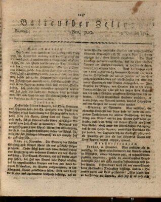 Bayreuther Zeitung Sonntag 18. Dezember 1814