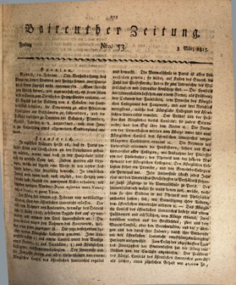 Bayreuther Zeitung Freitag 3. März 1815