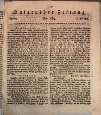 Bayreuther Zeitung Montag 17. Juli 1815