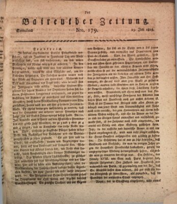 Bayreuther Zeitung Samstag 29. Juli 1815