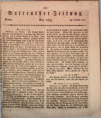 Bayreuther Zeitung Montag 30. Oktober 1815