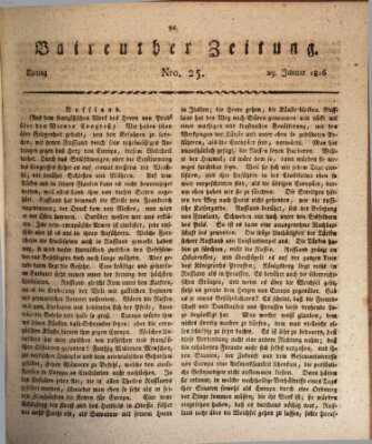 Bayreuther Zeitung Montag 29. Januar 1816