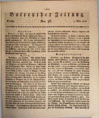 Bayreuther Zeitung Dienstag 5. März 1816