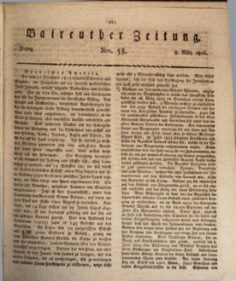 Bayreuther Zeitung Freitag 8. März 1816