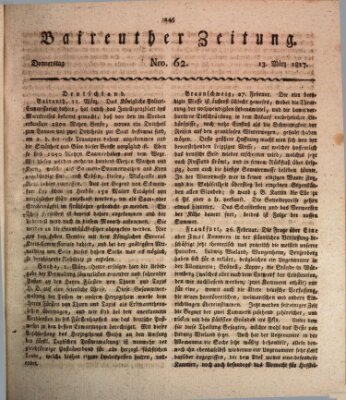 Bayreuther Zeitung Donnerstag 13. März 1817