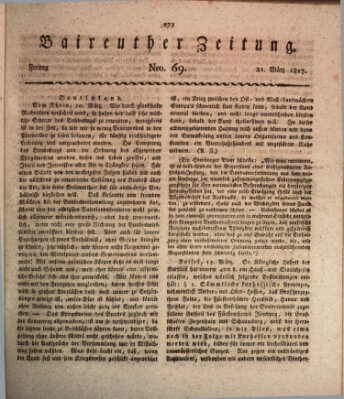 Bayreuther Zeitung Freitag 21. März 1817