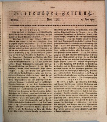 Bayreuther Zeitung Sonntag 27. April 1817