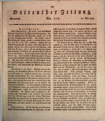 Bayreuther Zeitung Samstag 10. Mai 1817